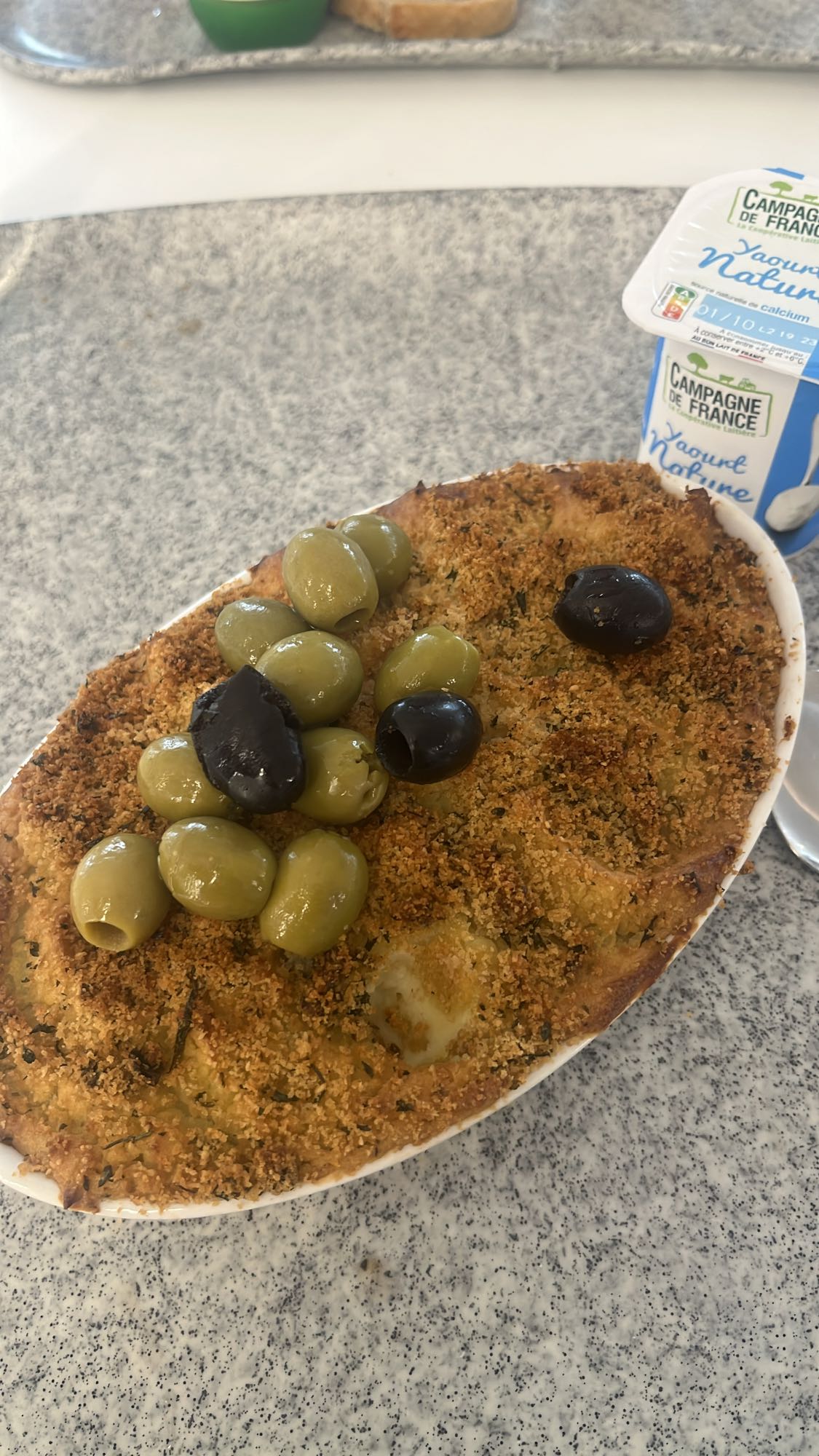 Gratin aux olives