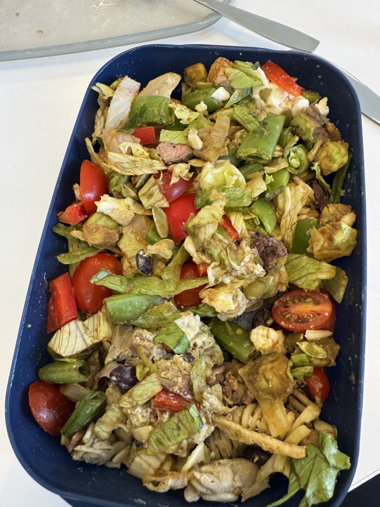 Kycklingsallad med grönsaker