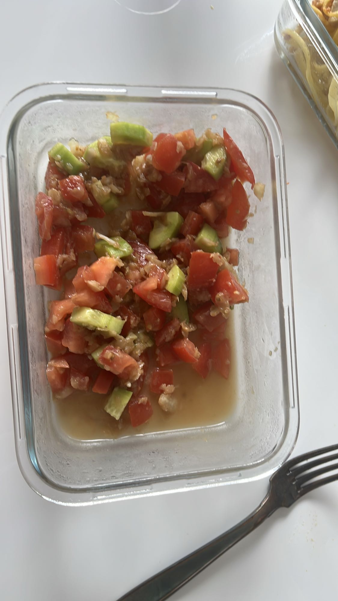 salade tomate concombre