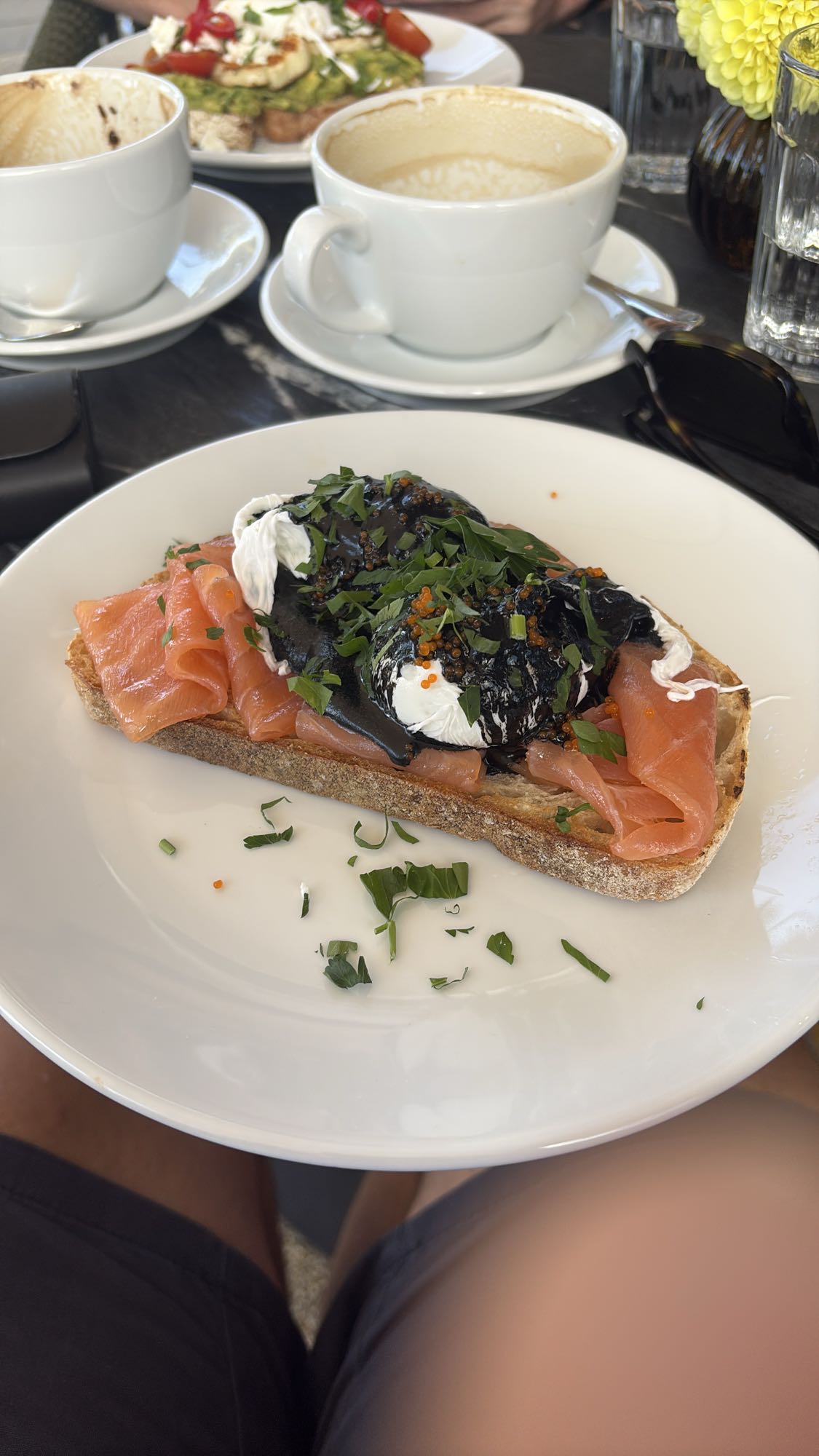Salmon Poached Egg Toast
