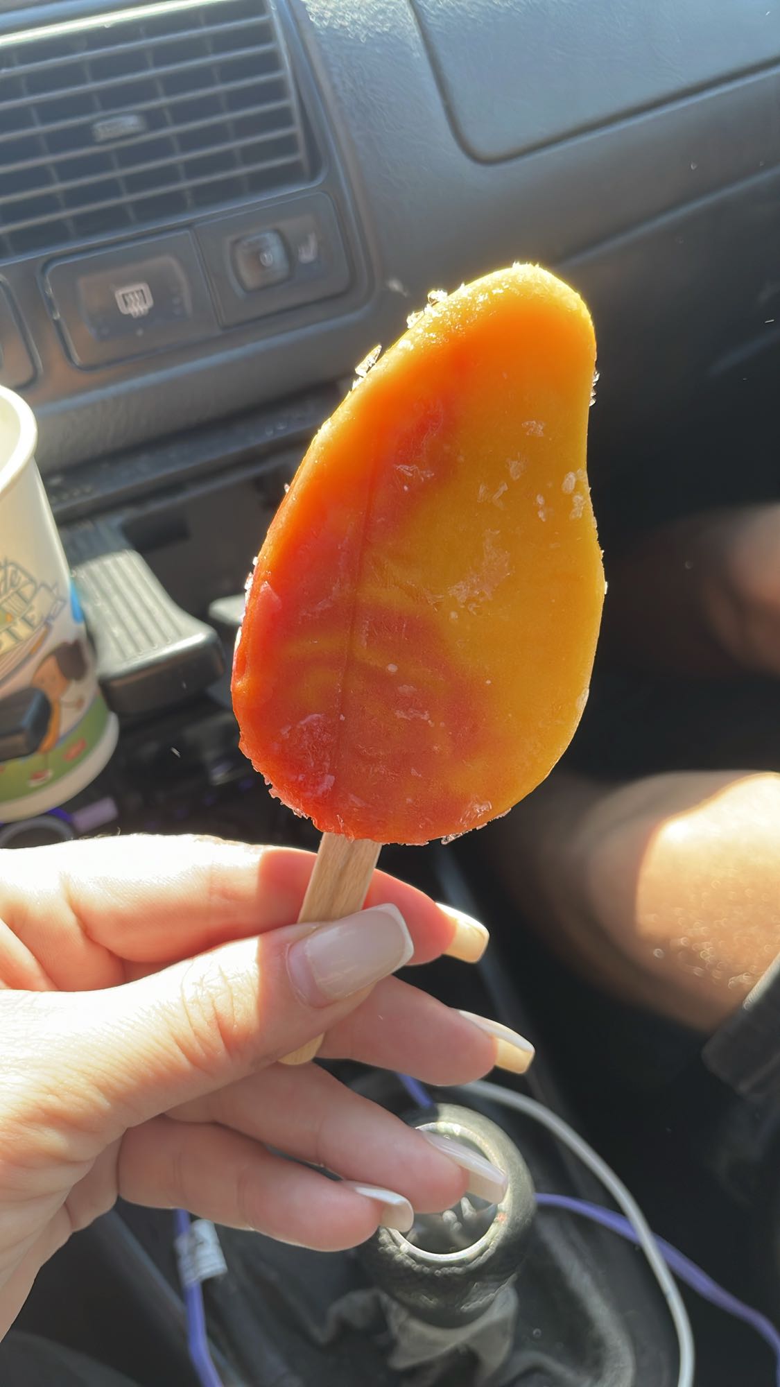 Înghețată pe băț fructe