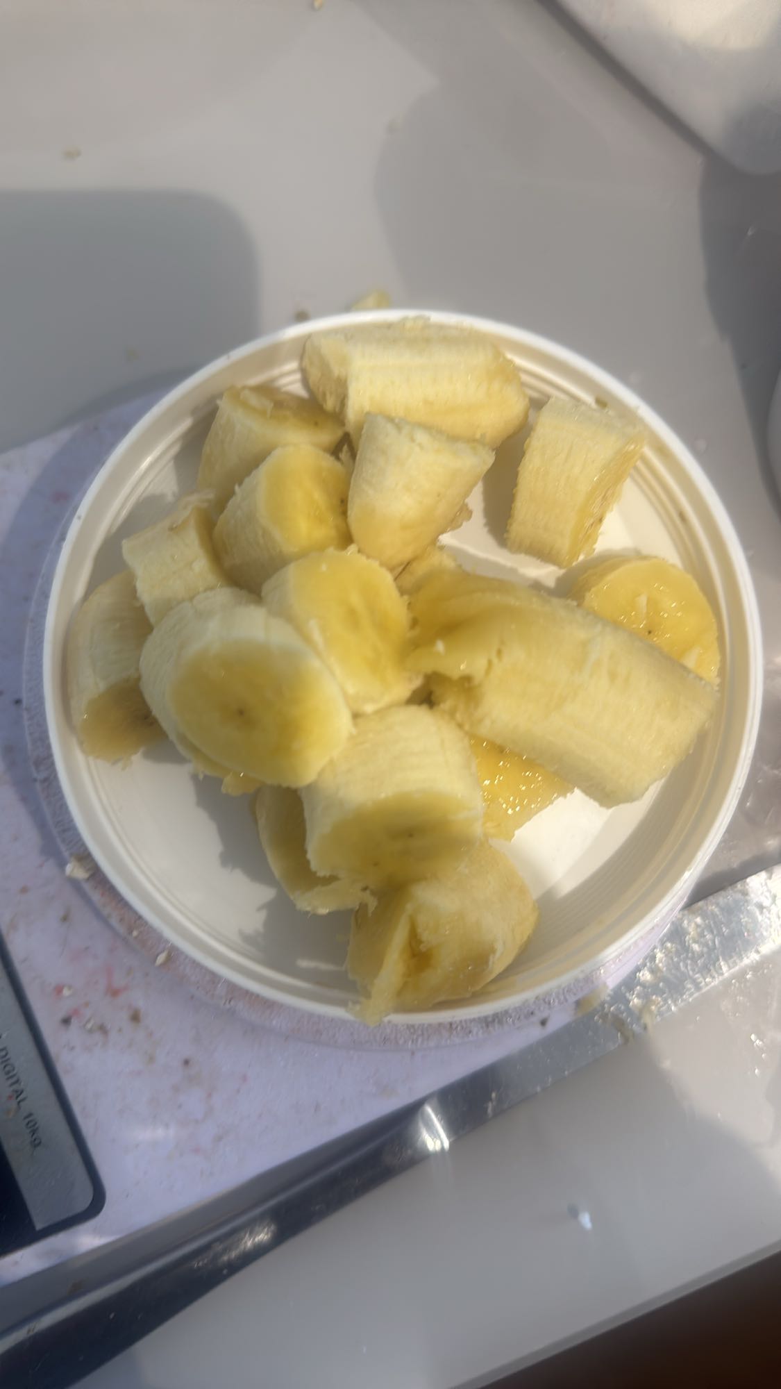 Banana fatiada