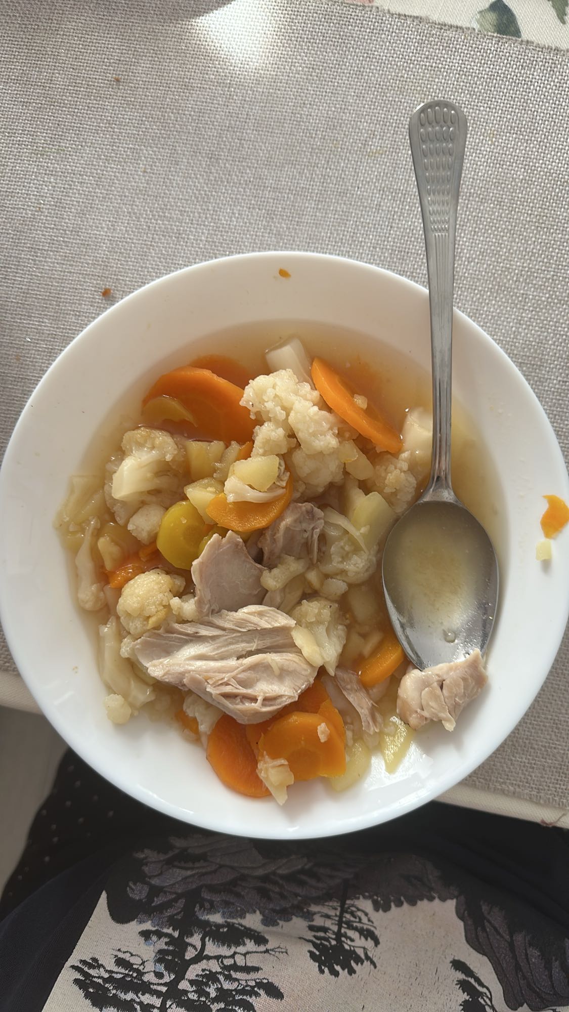 Zupa z kurczakiem i warzywami