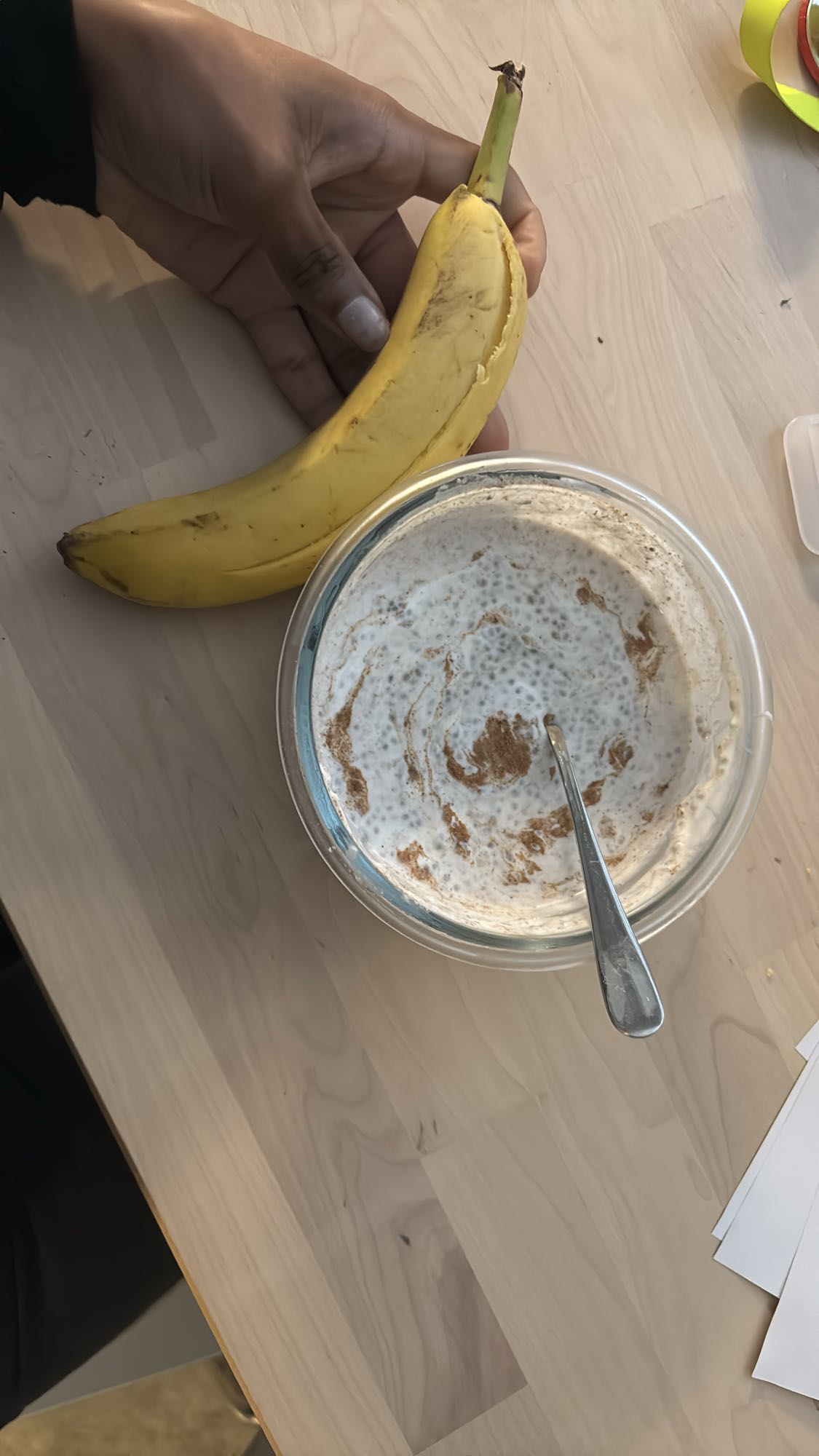 Chiapudding med banan