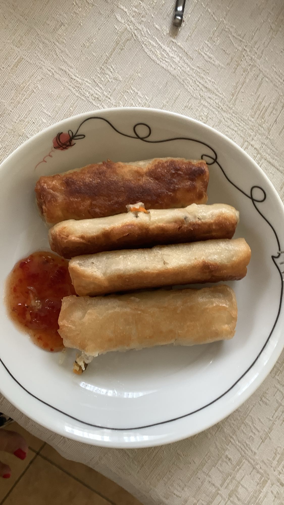 Sajgonki z sosem słodkim