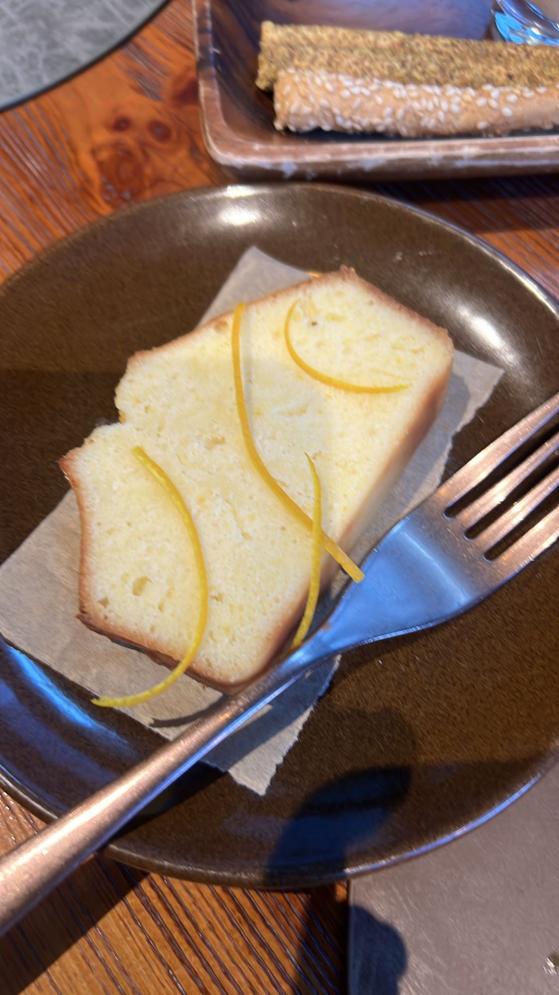 Lemon Pound Cake Slice