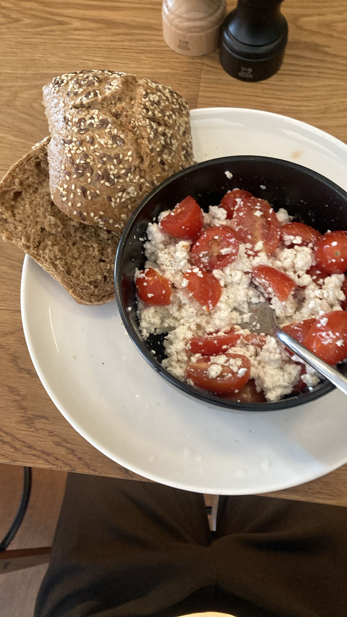 Tomato Feta with Bread