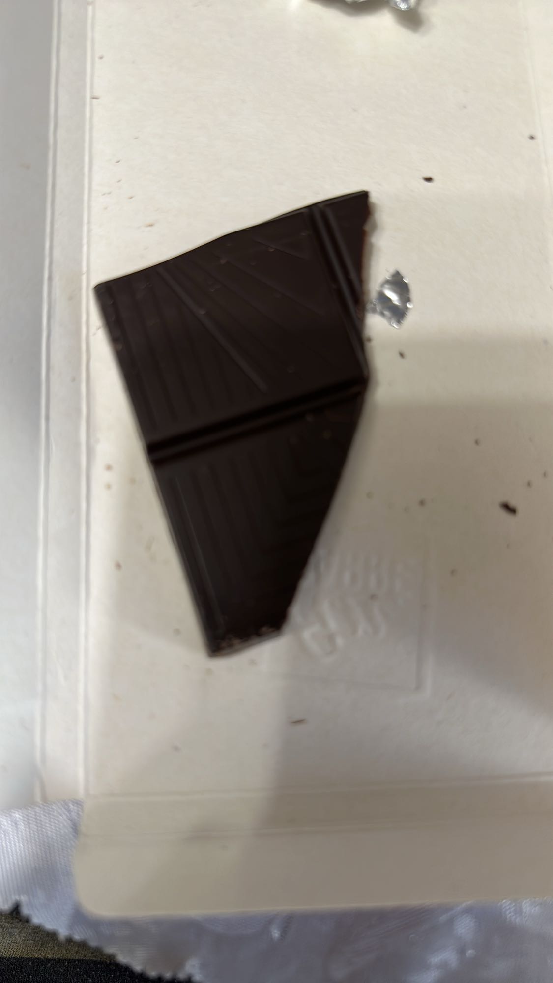 Bucată ciocolată neagră