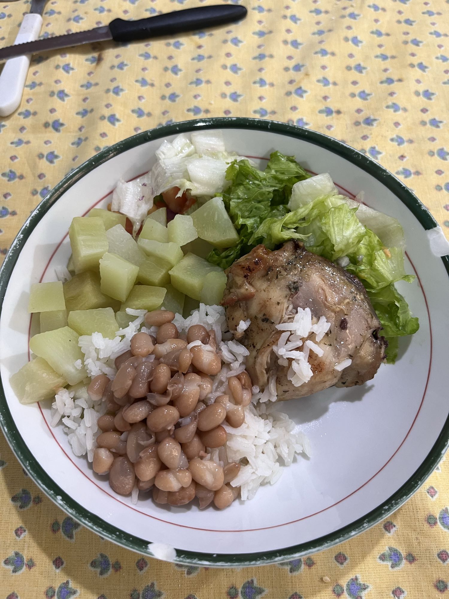 Prato caseiro com frango