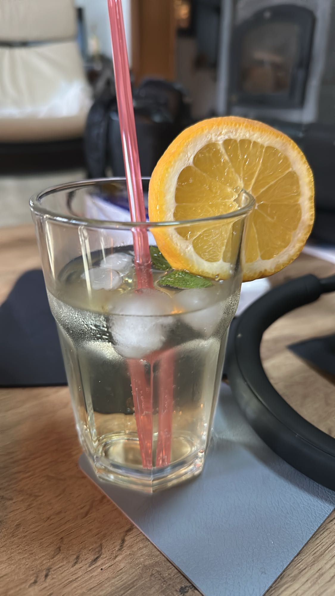 Lemon Water with Ice