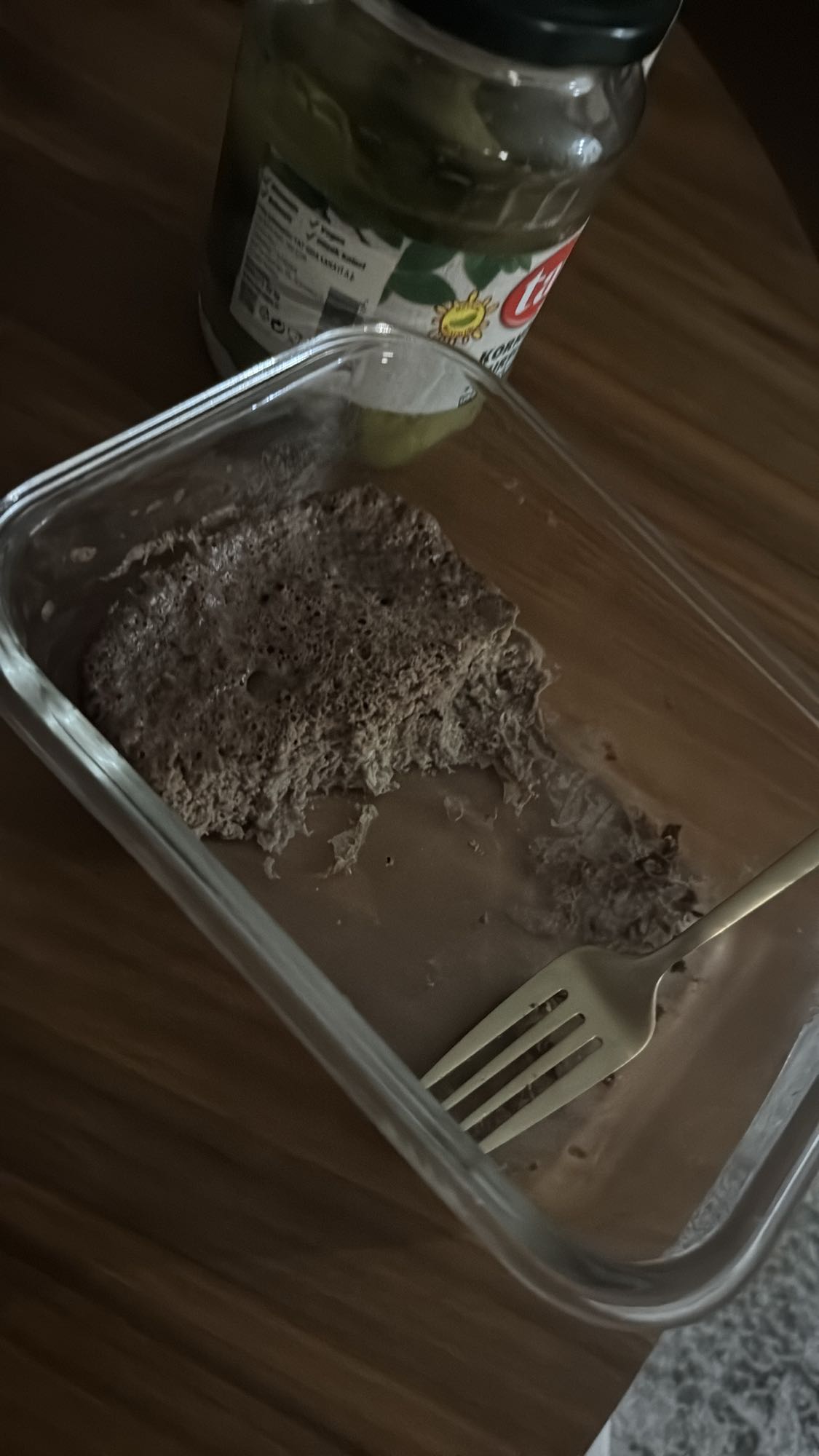 шоколадный протеиновый пудинг