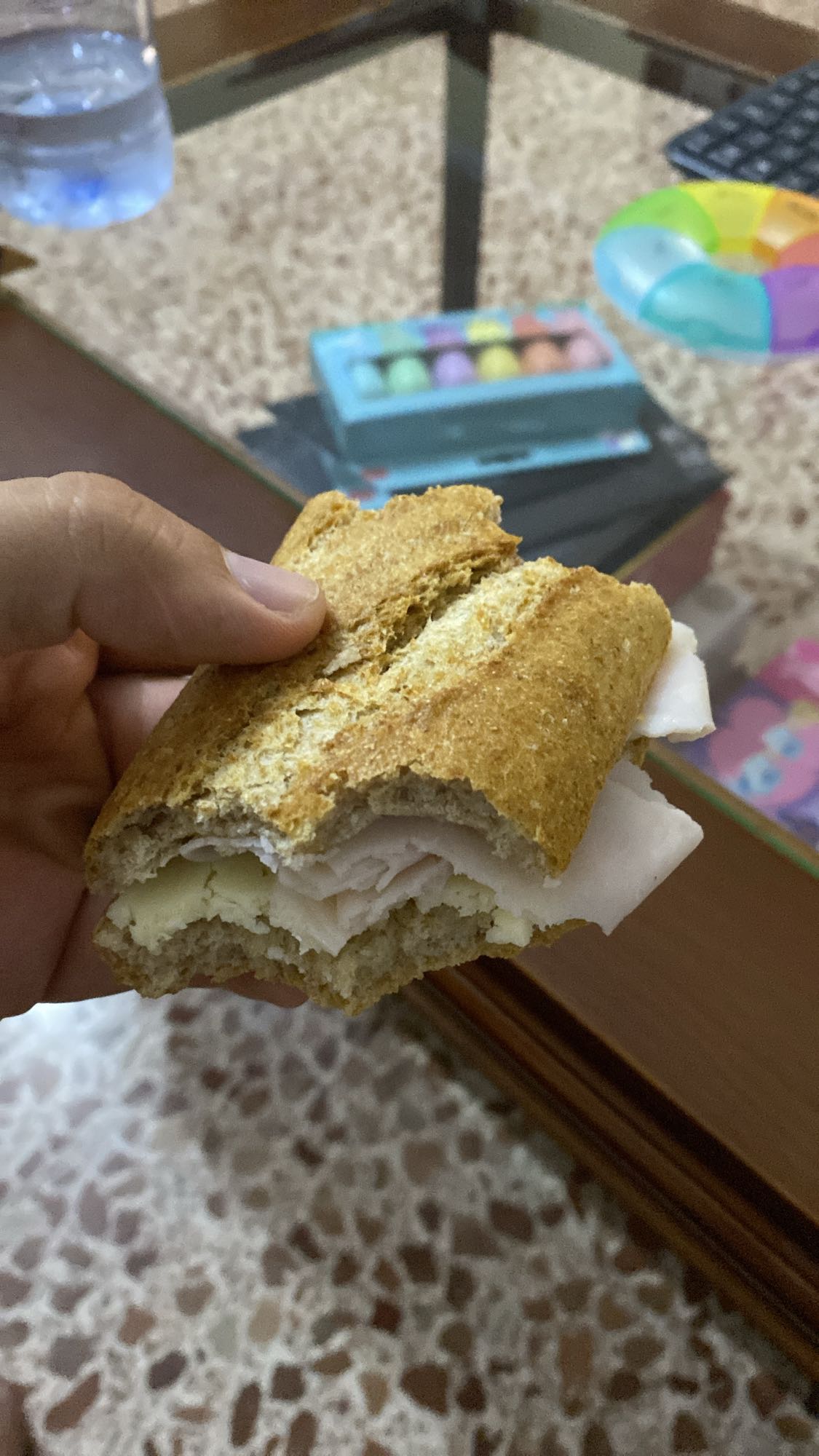 Entrepà de gall dindi i formatge