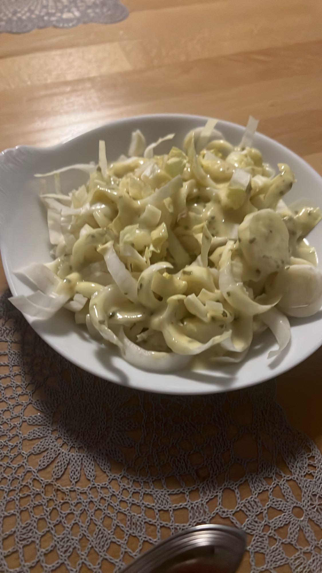 Witlofsalade met dressing