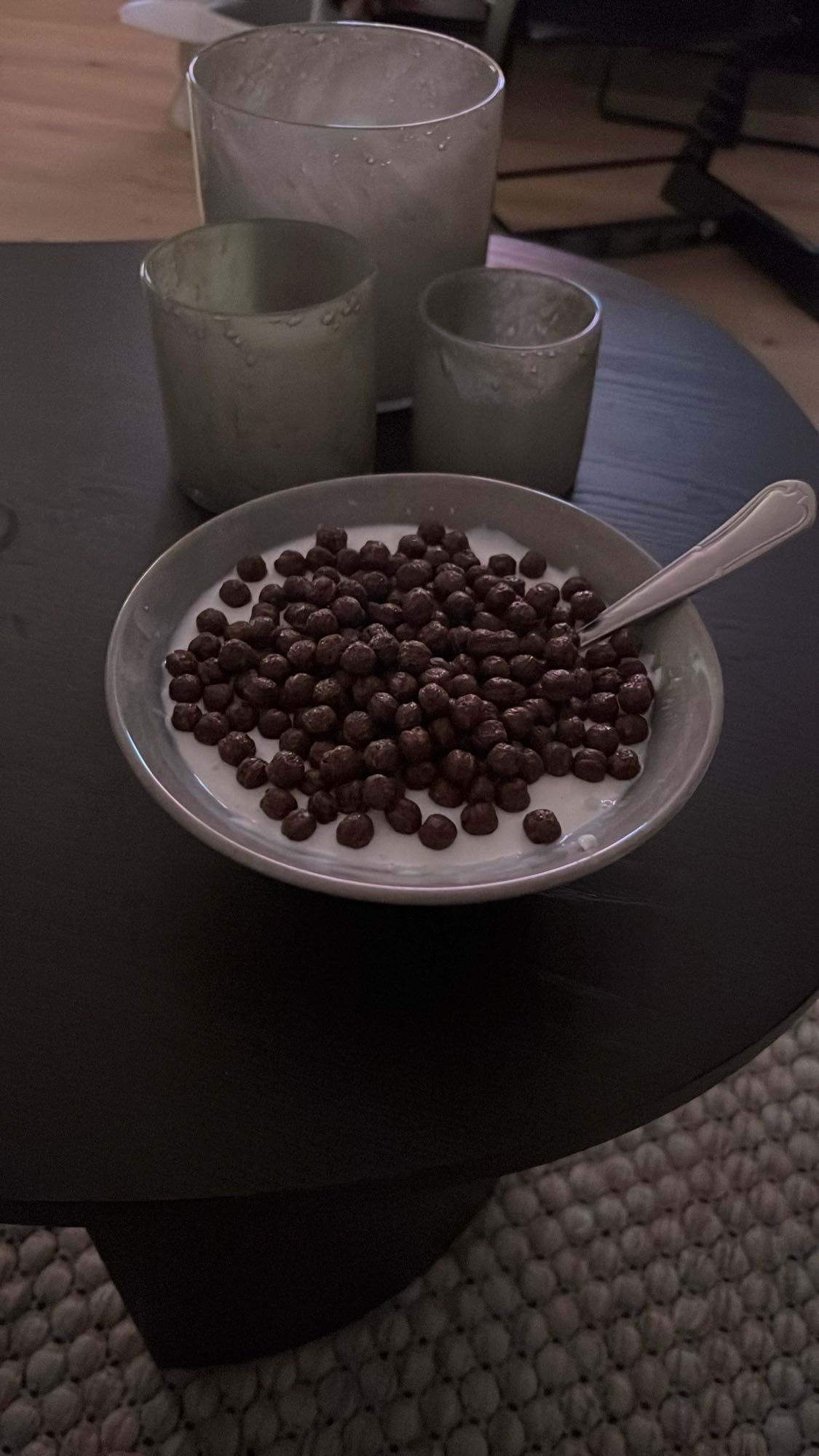 Vaniljkvarg med chokladflingor