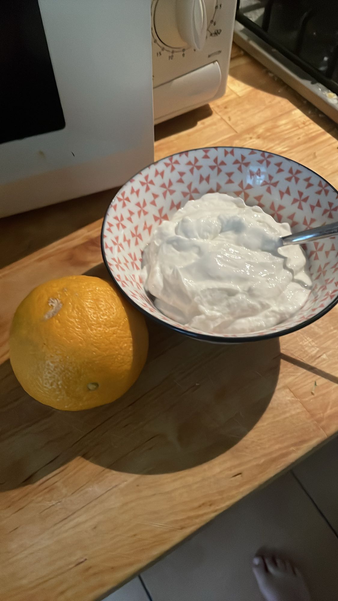 Skyr mit Orange