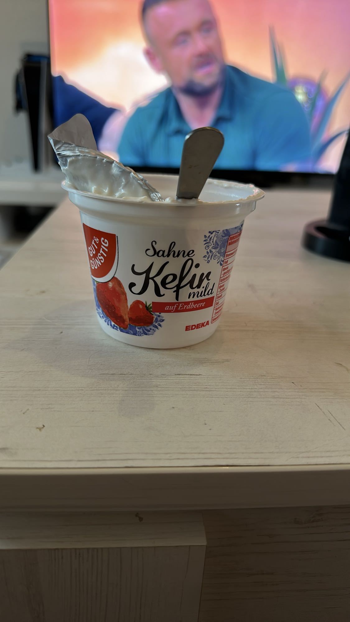 Sahne Kefir Erdbeere