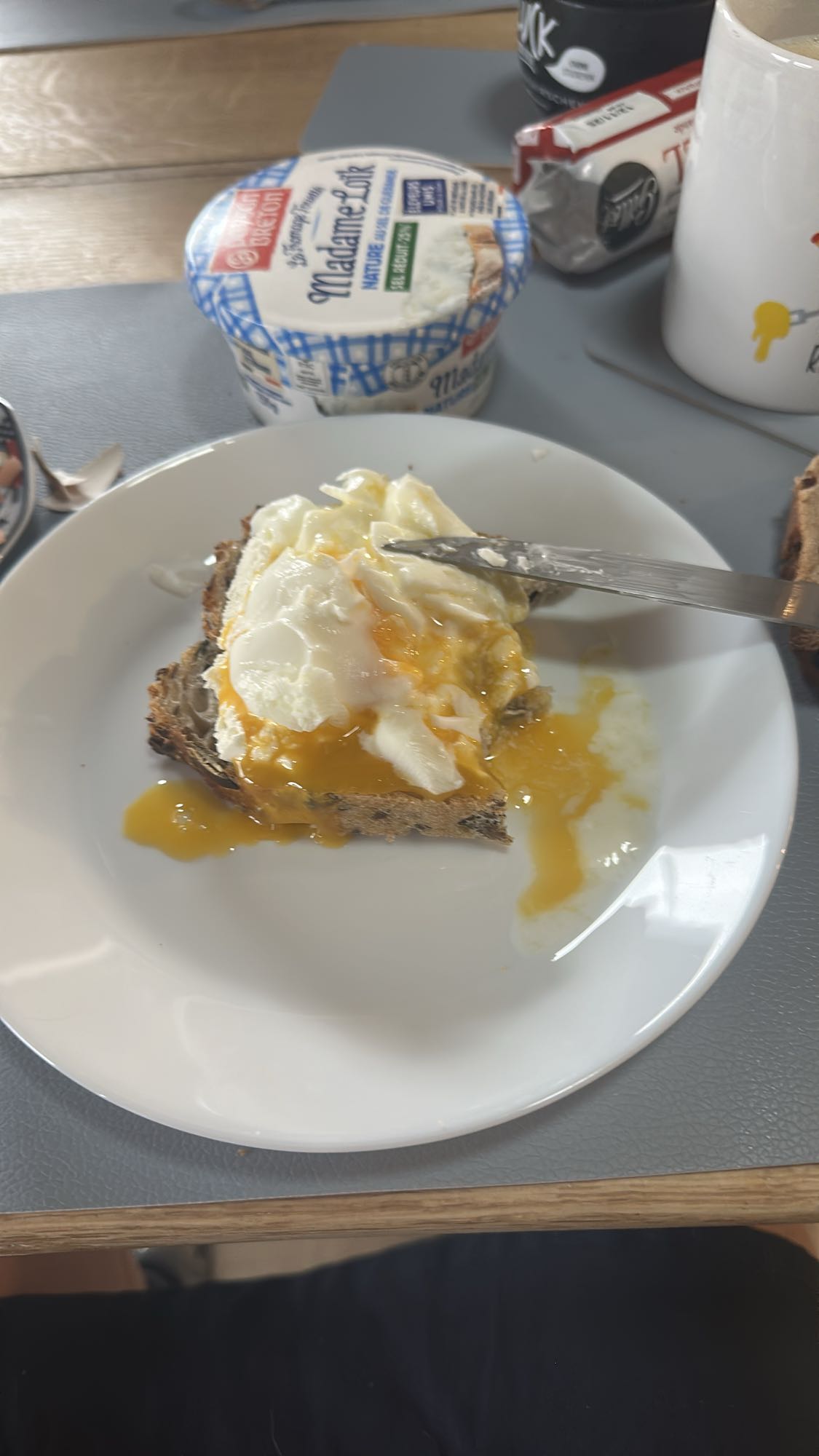 Poached Egg on Bread