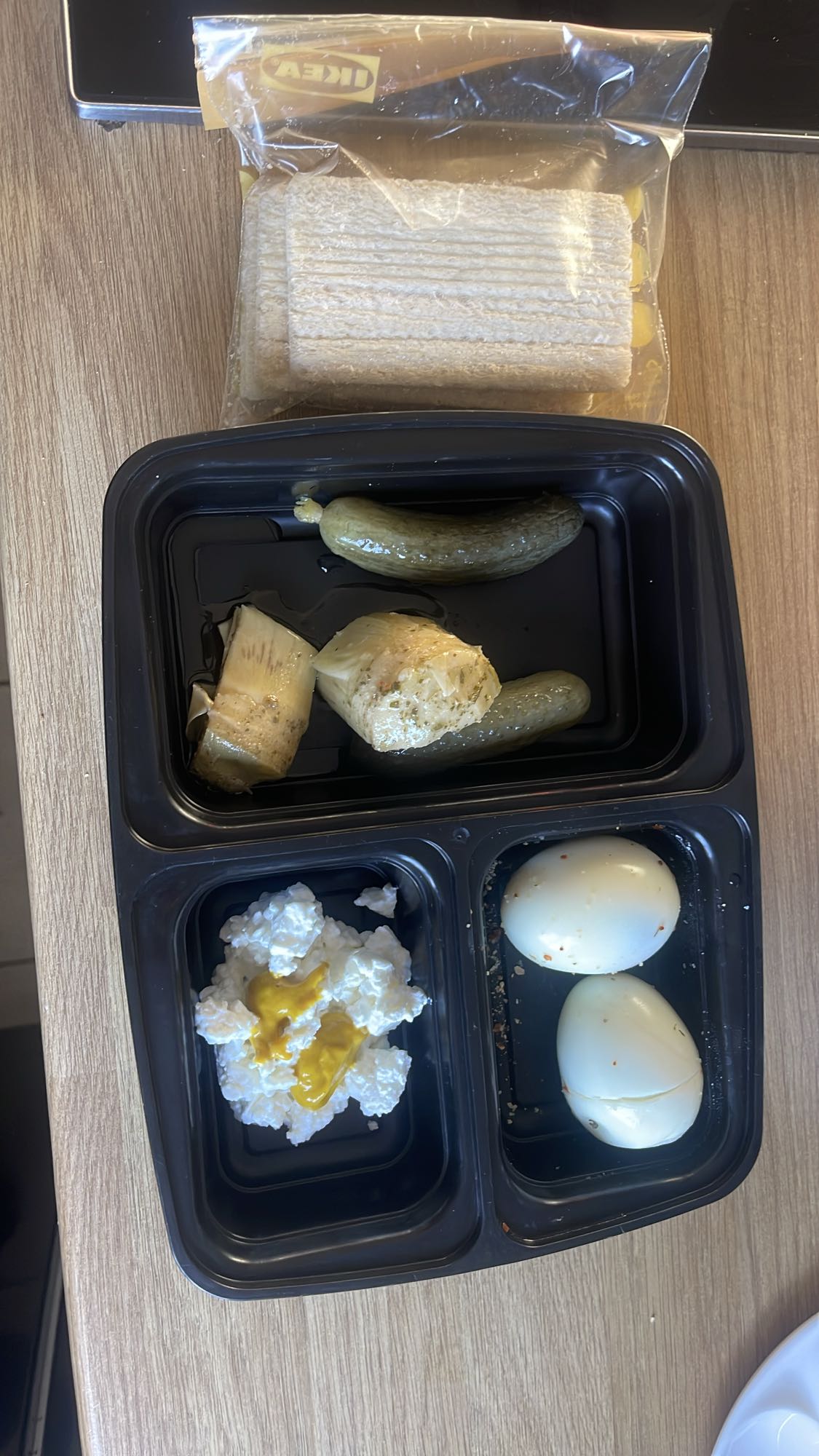 Eggs, Crackers & Pickles