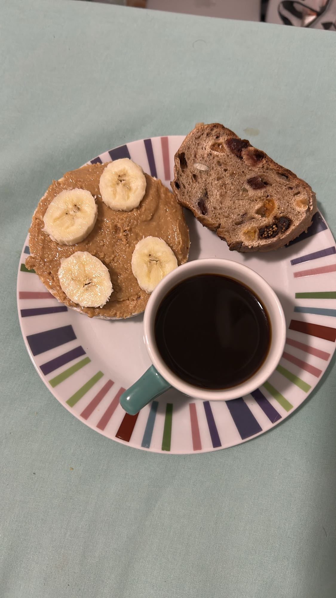 Petit-déjeuner tartine banane