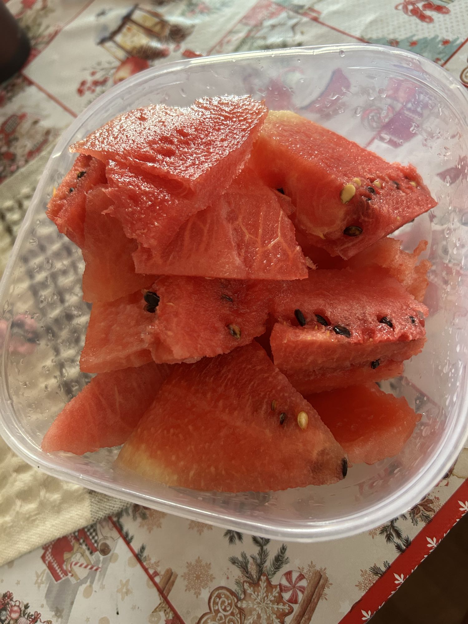 Felii de pepene roșu