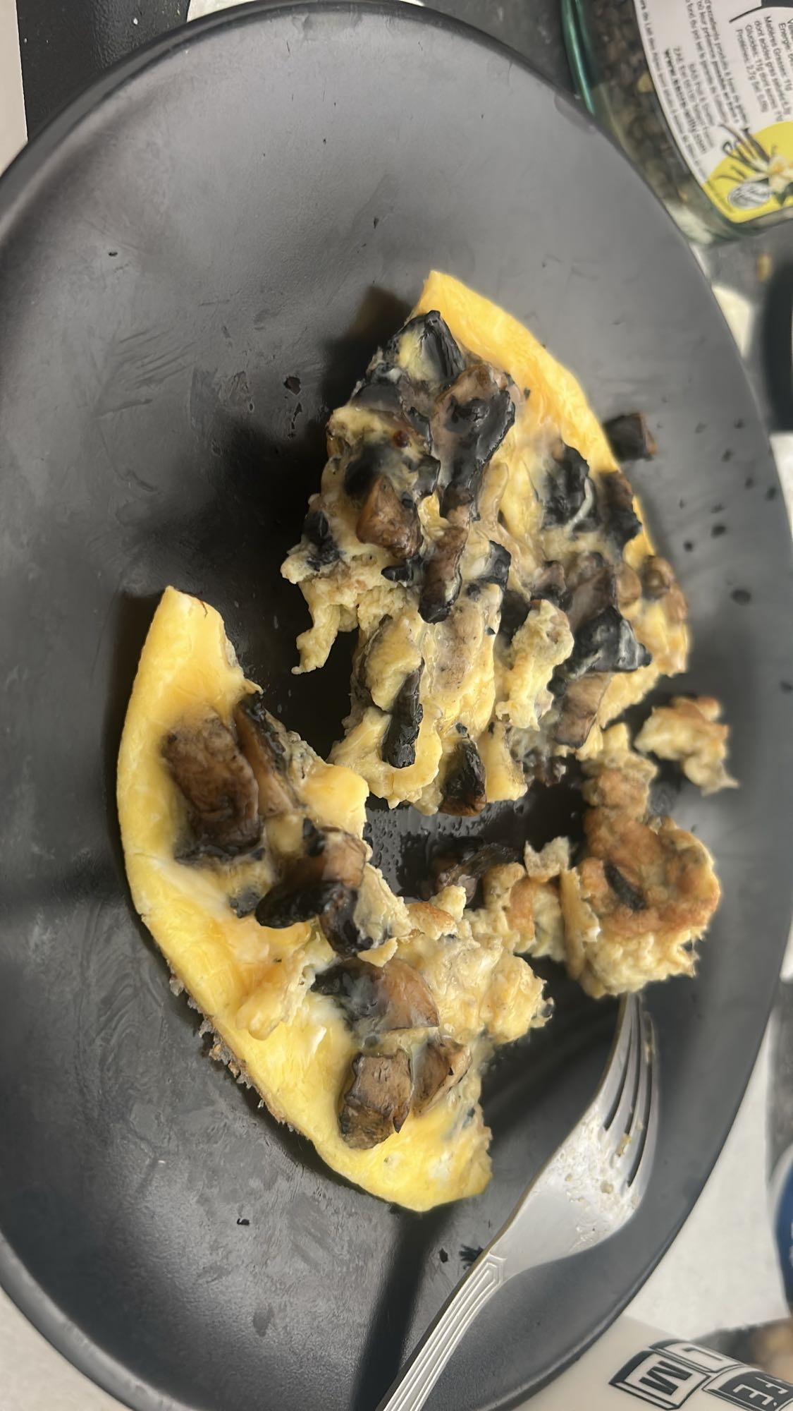 Omelette aux champignons
