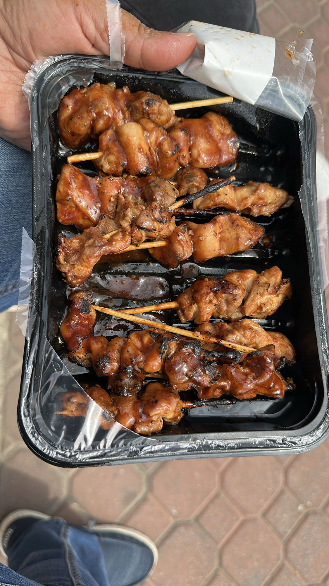 Chicken Skewers with Sauce
