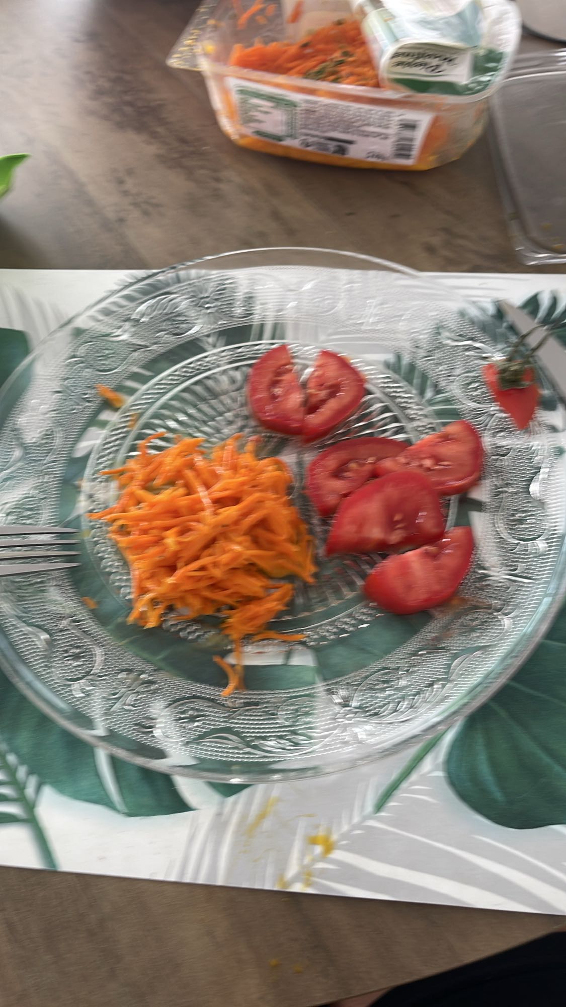 Salade carottes tomates