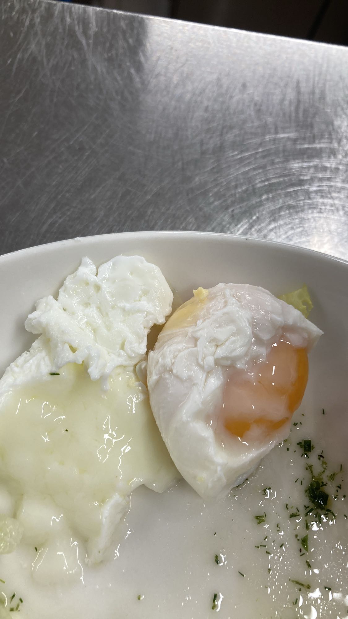 Poached eggs