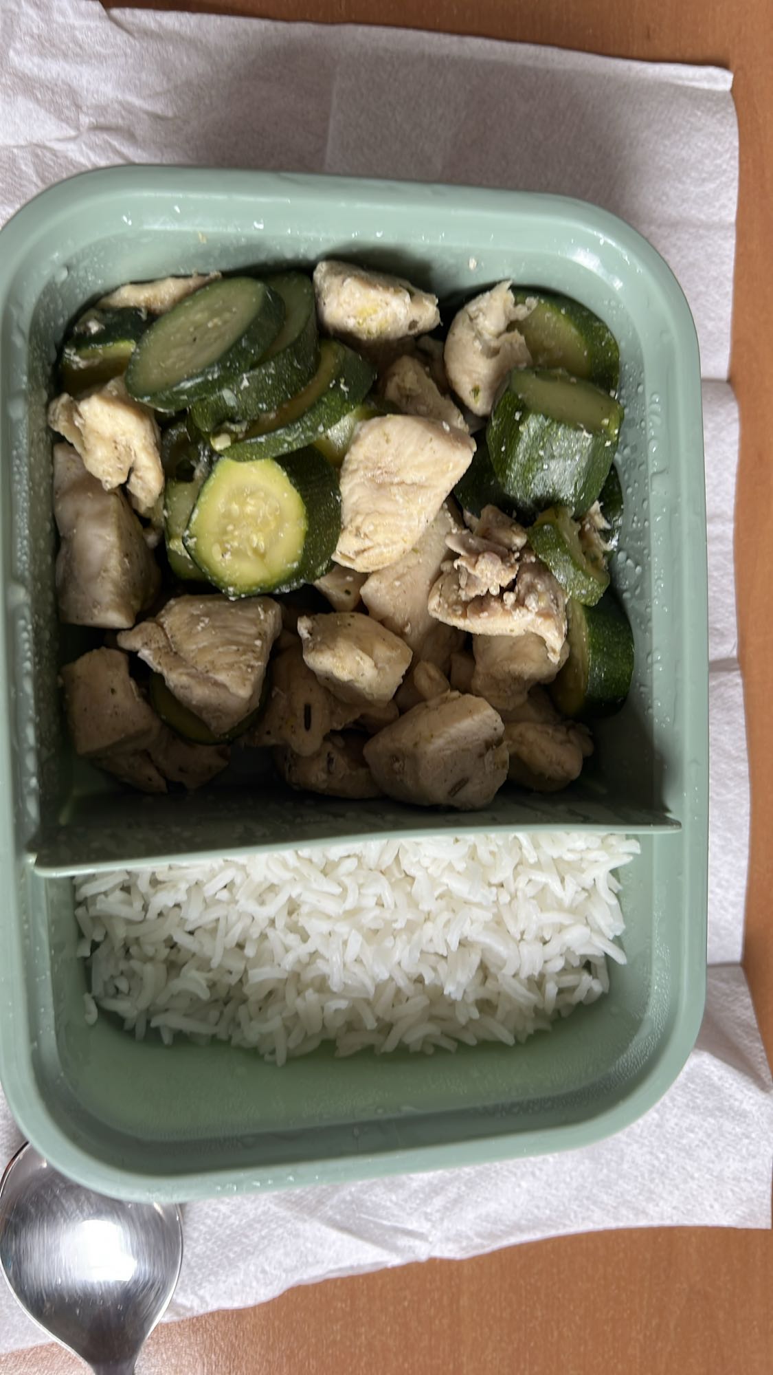 Tavuklu Kabak ve Pilav