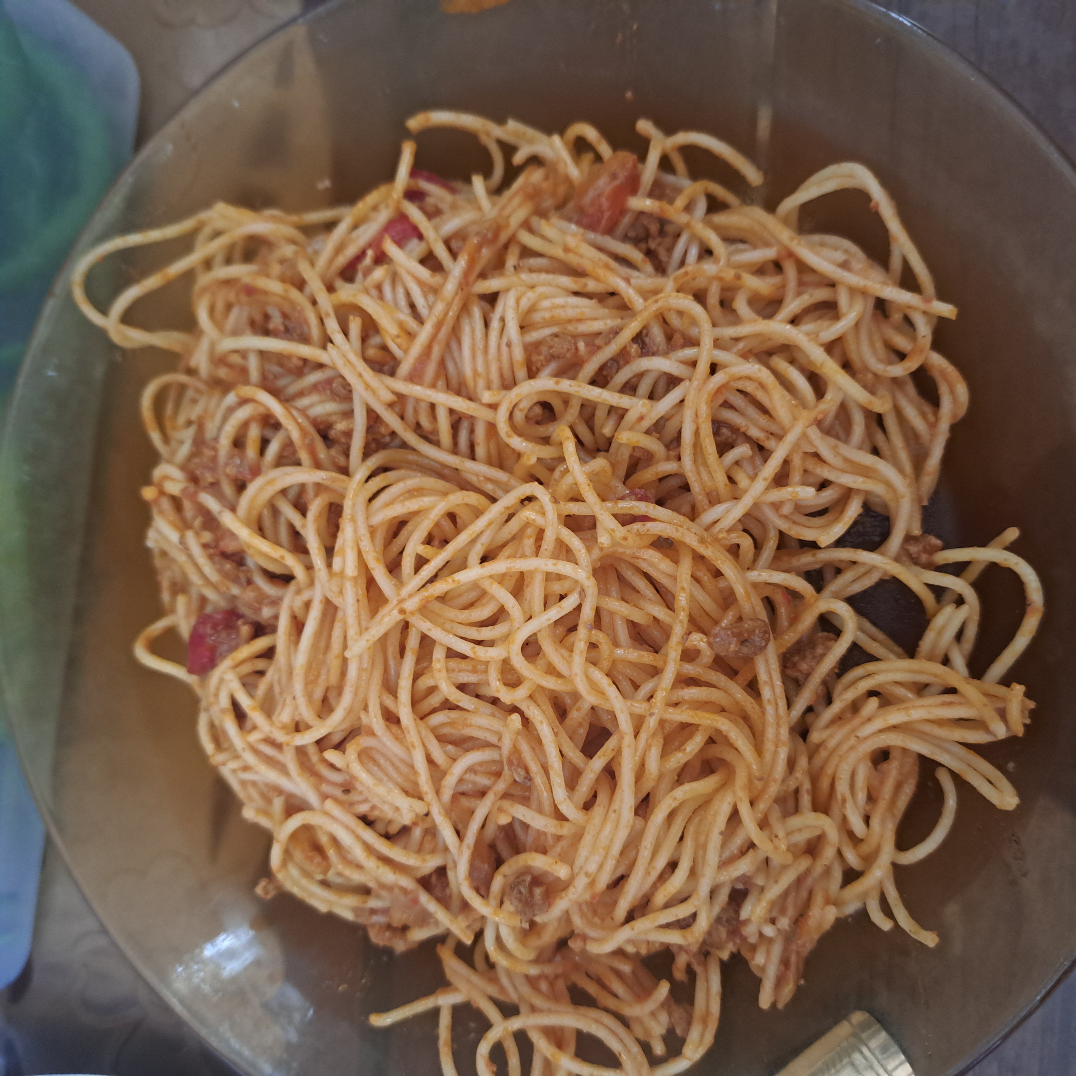 Spaghetti with meat sauce