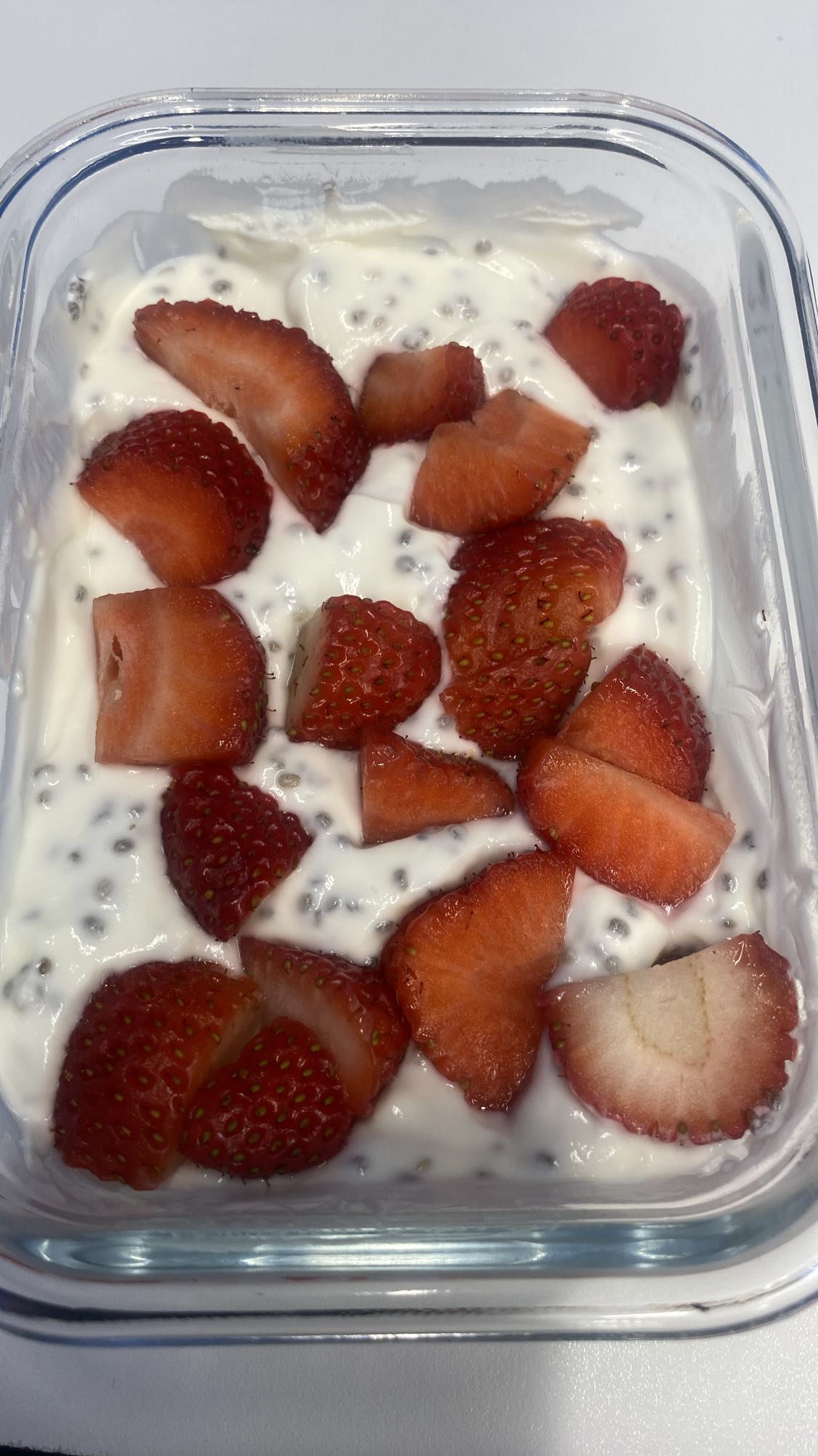 Strawberry Yogurt Chia Bowl