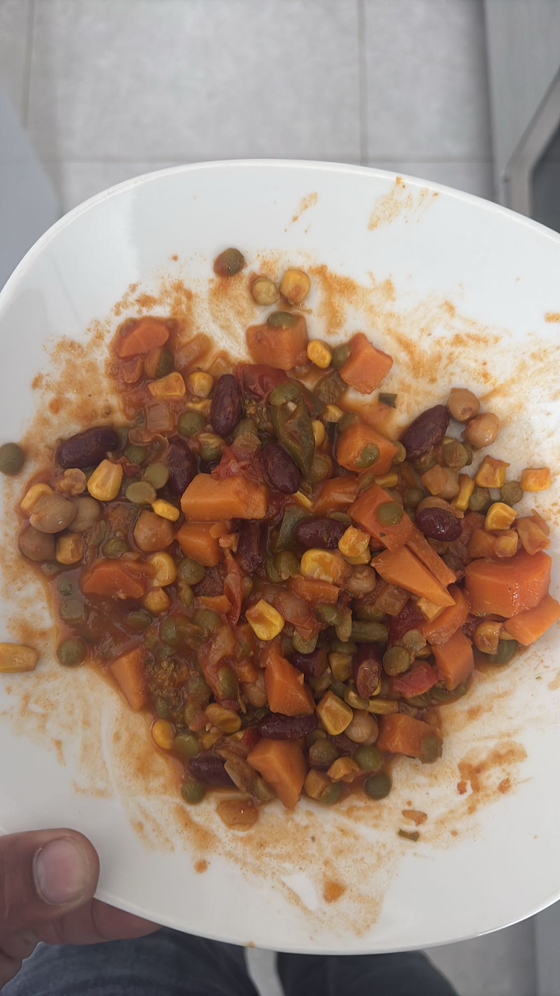 Bonen-groente stoofpot