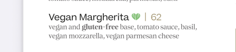 Веганская Маргарита