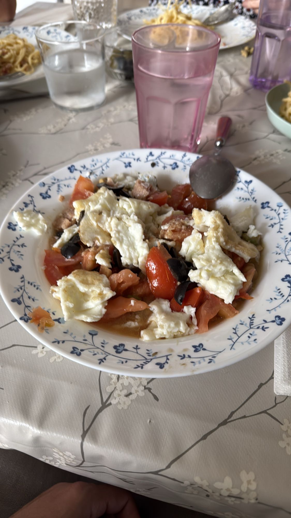 huevos revueltos con verduras