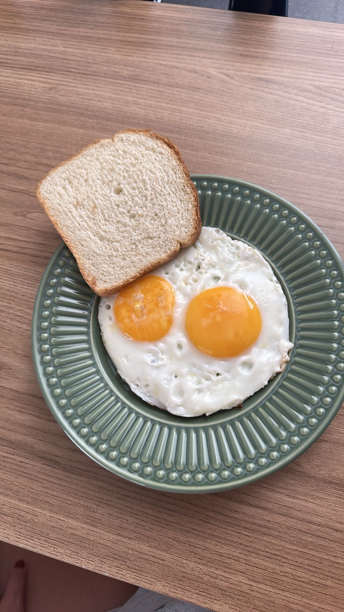 Ovos fritos com pão