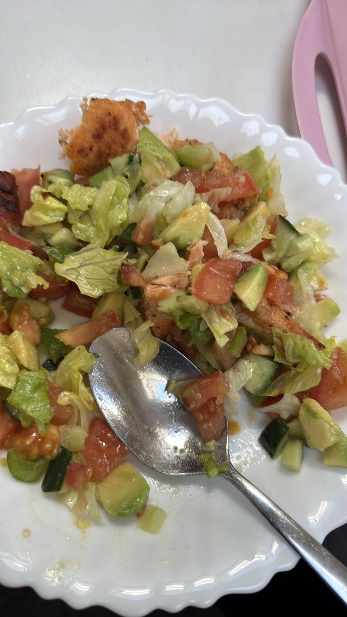 Kyllingsalat med grønnsaker