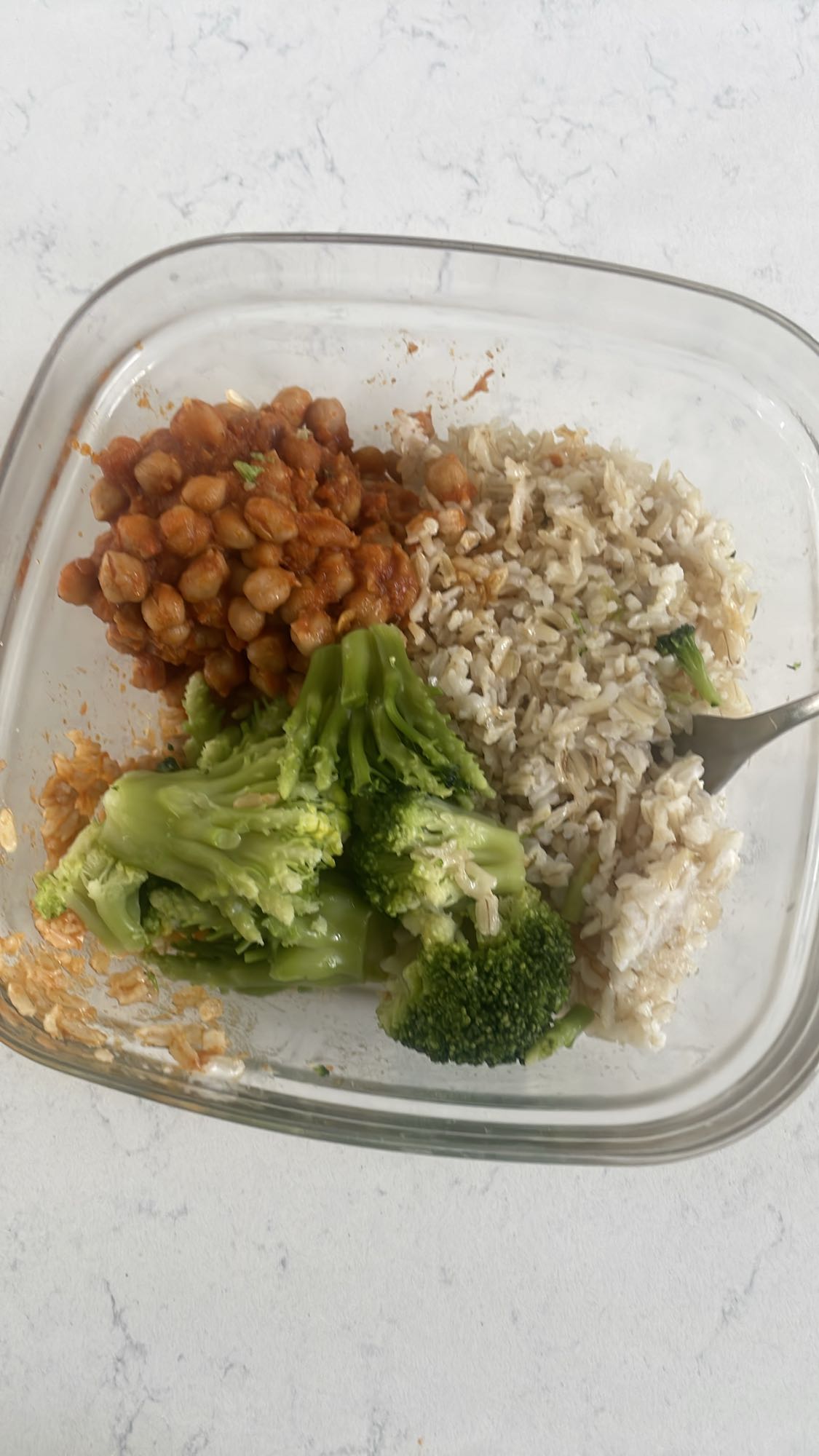 Kichererbsen mit Reis