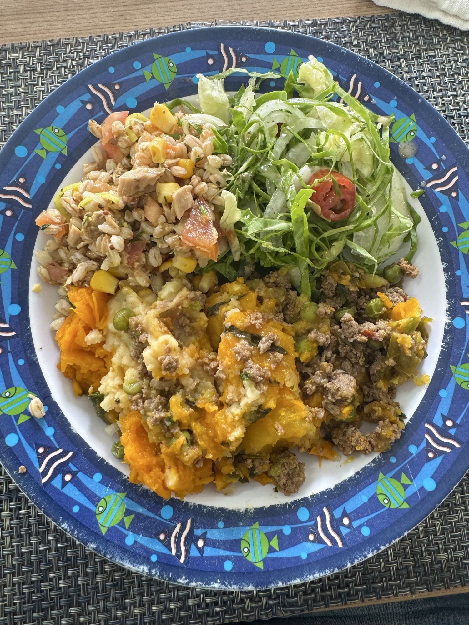 Prato variado saudável