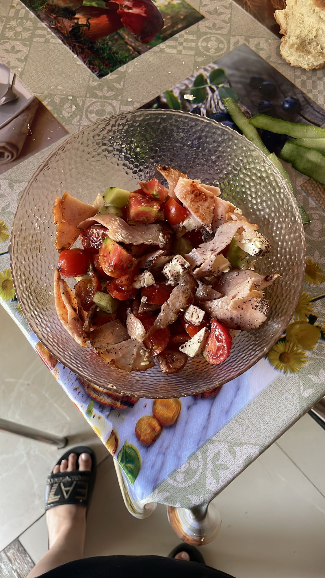 Salată cu pește afumat