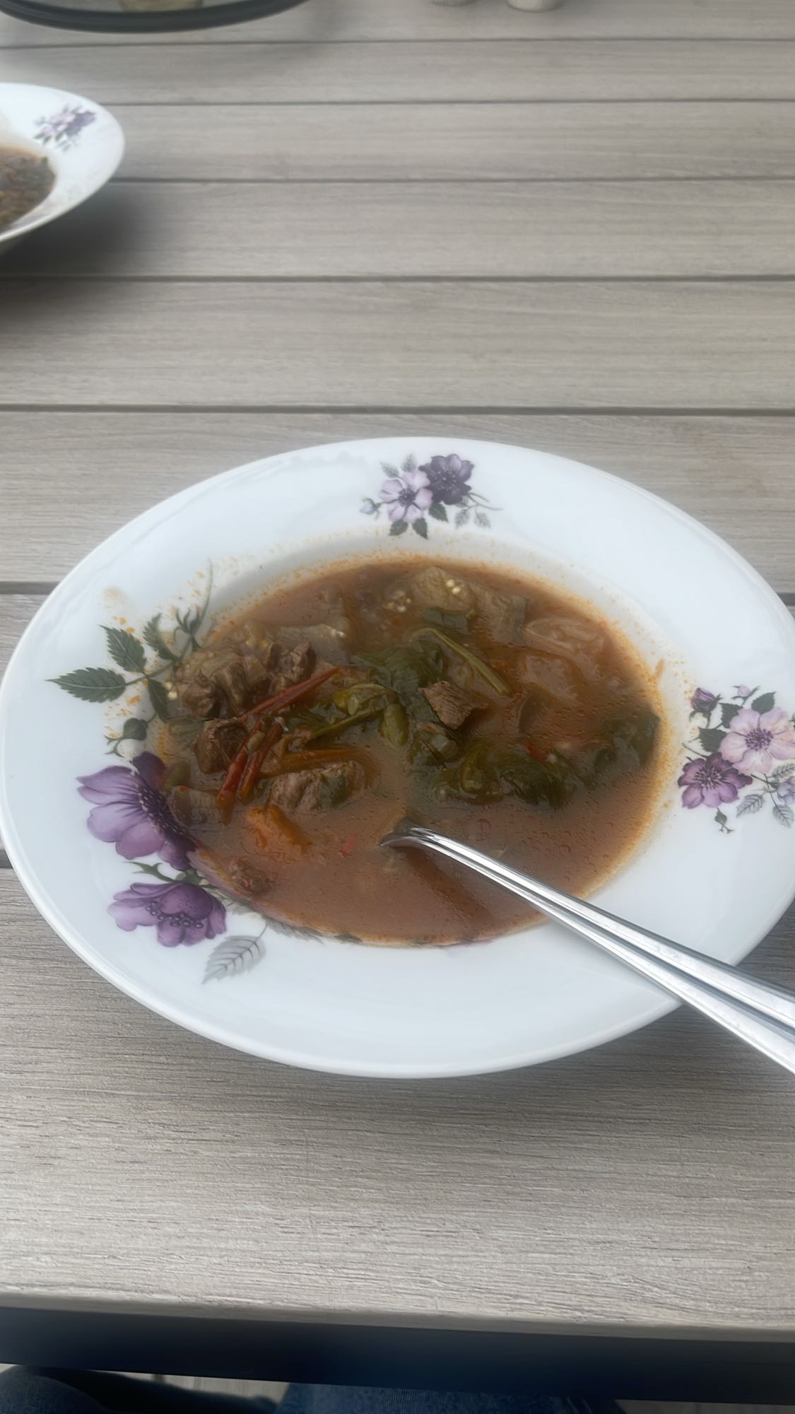 köttsoppa med grönsaker