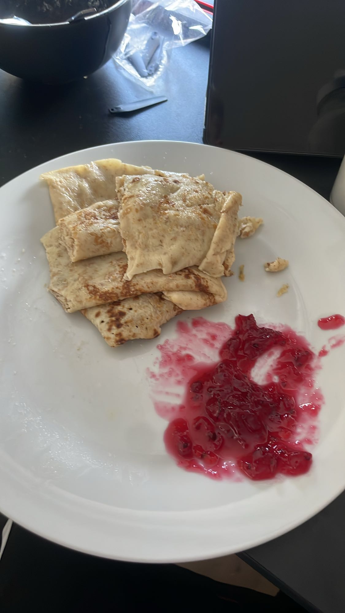 Pannkakor med sylt