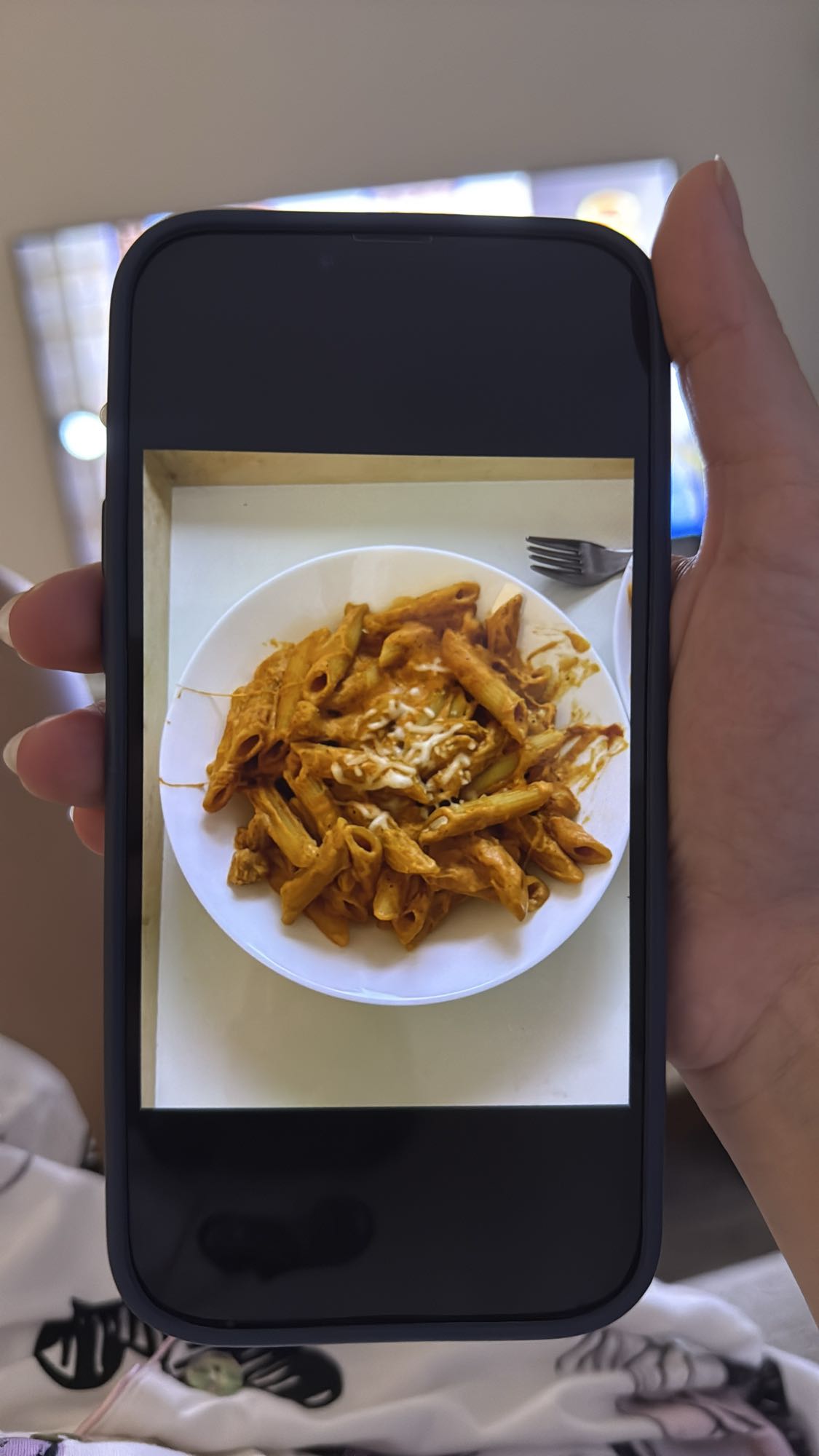 Creamy tomato penne pasta