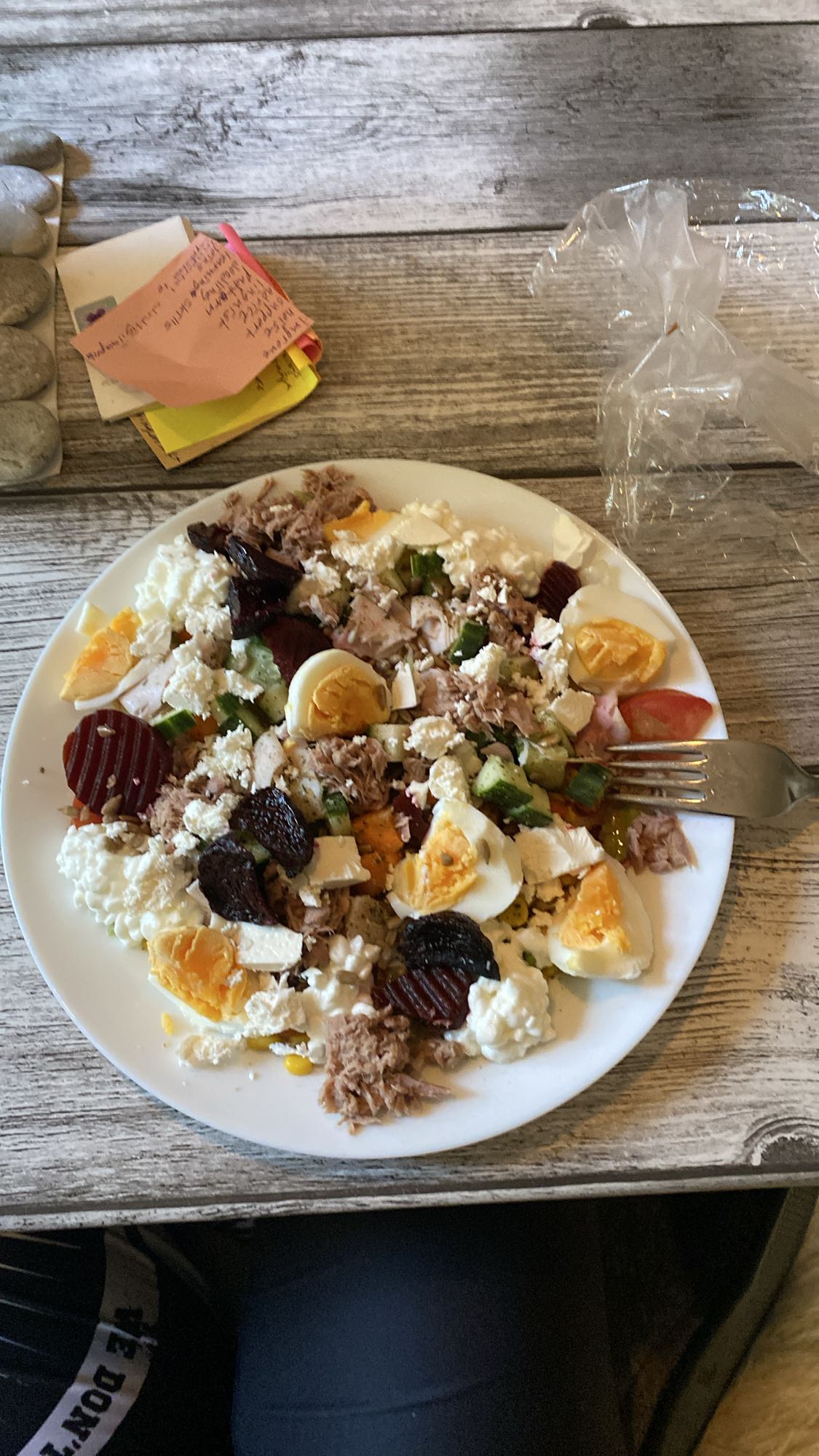 Ägg- och tonfisksallad
