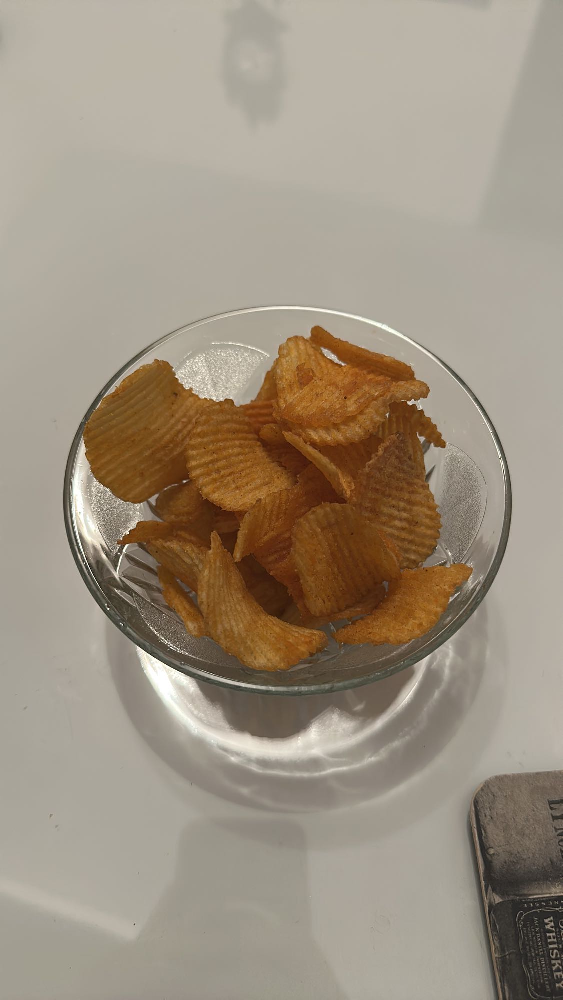 Bowl of potato chips