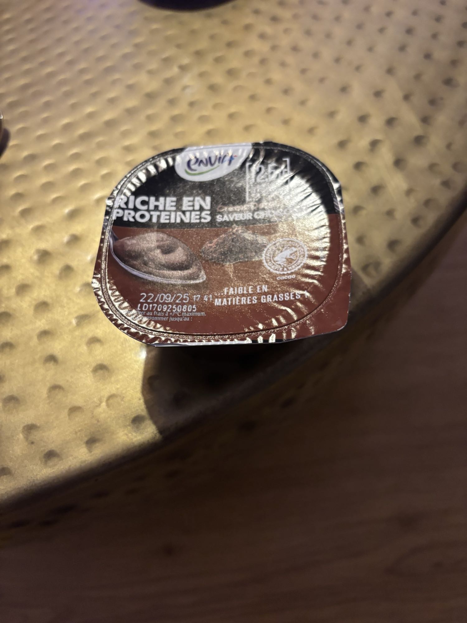 Yaourt choco protéiné