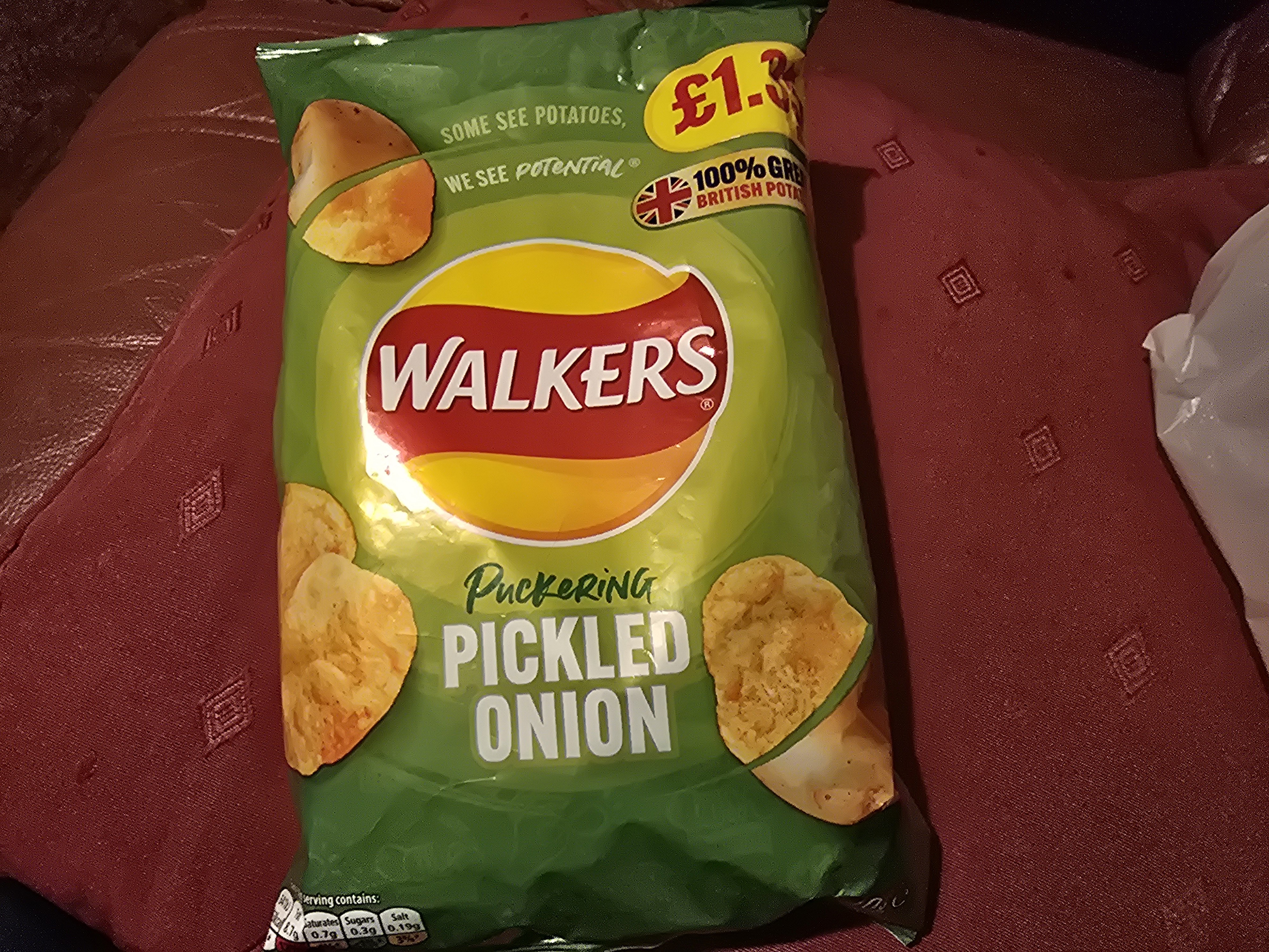 Pickled Onion Crisps