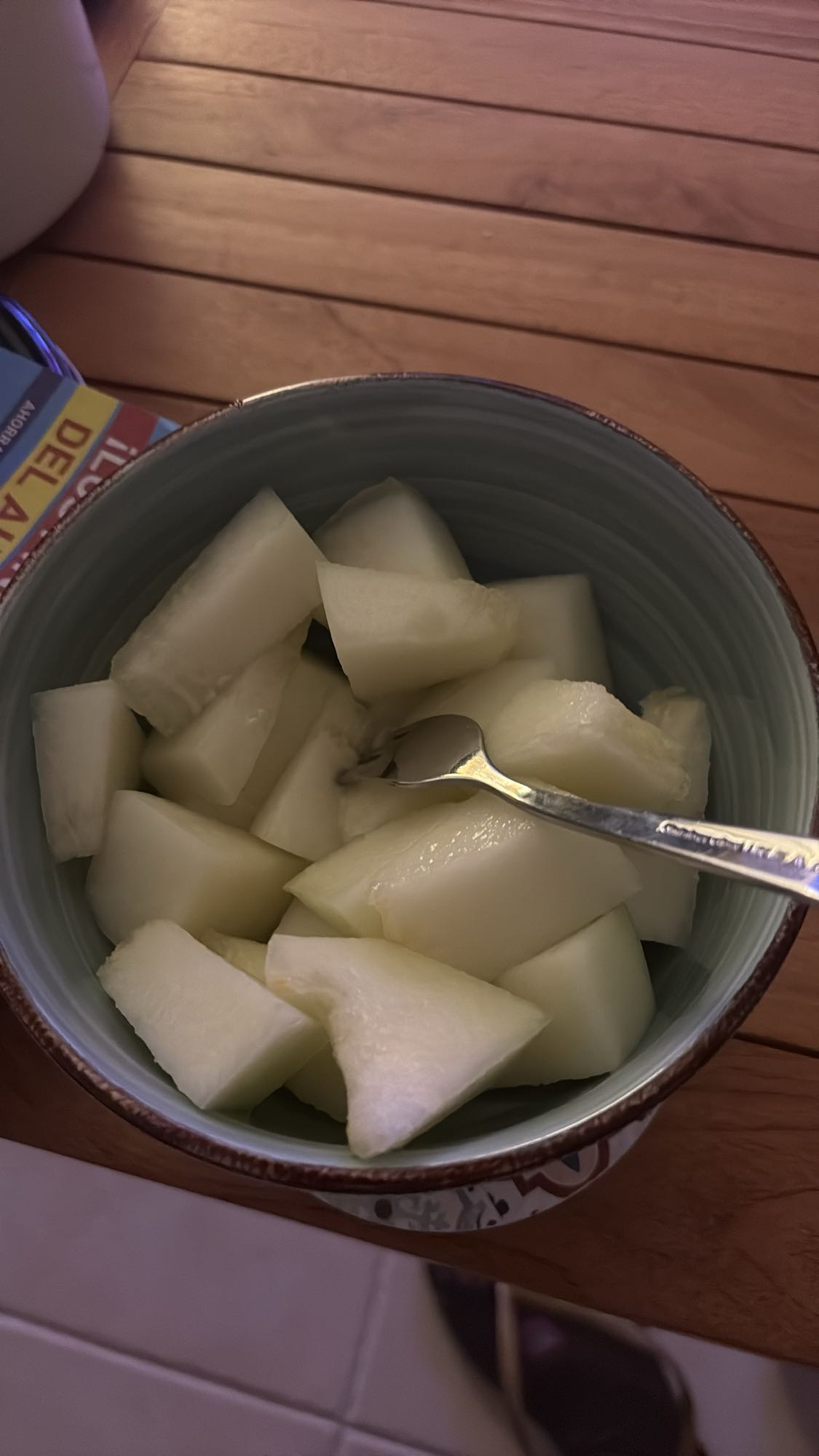 Honeydew melon bowl