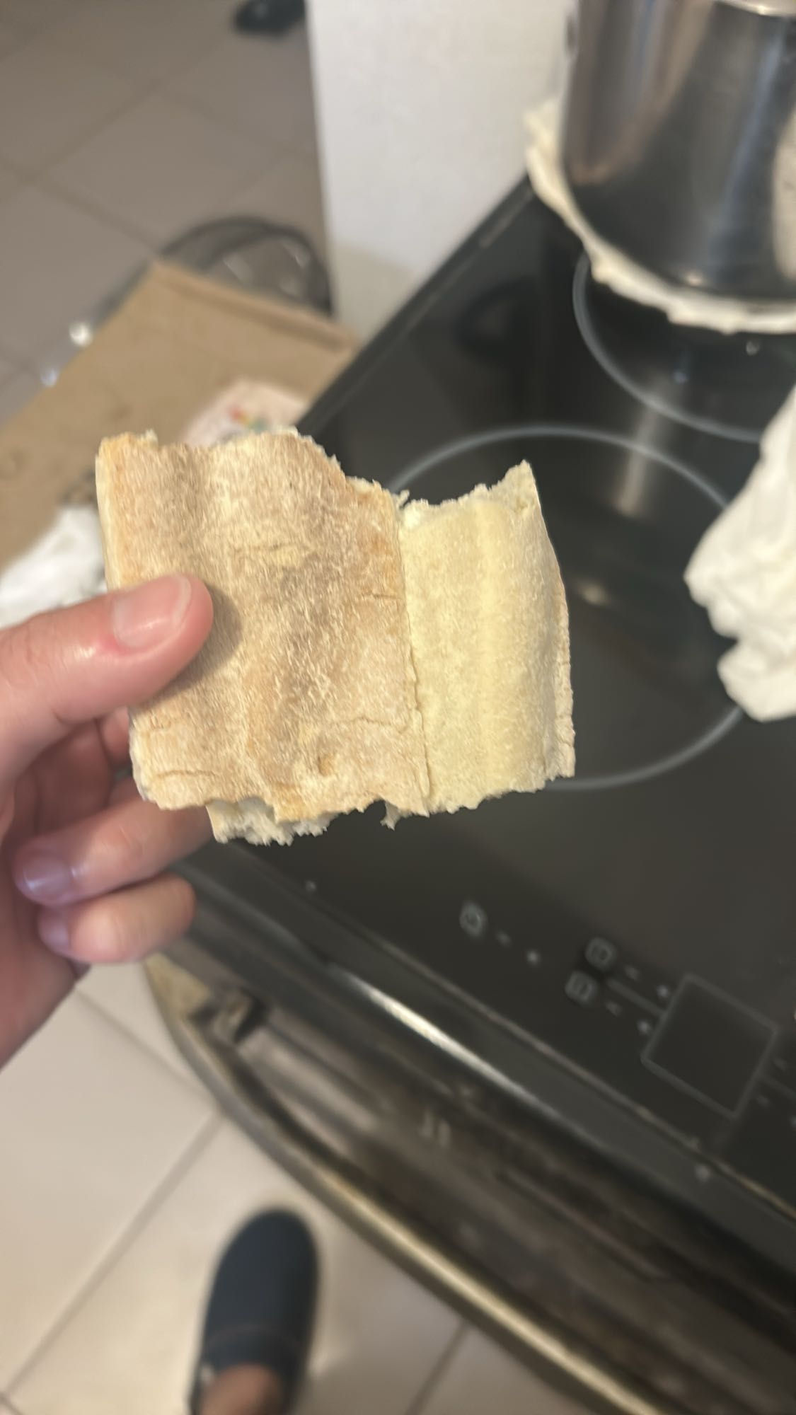 pain plat sec avec du kiri