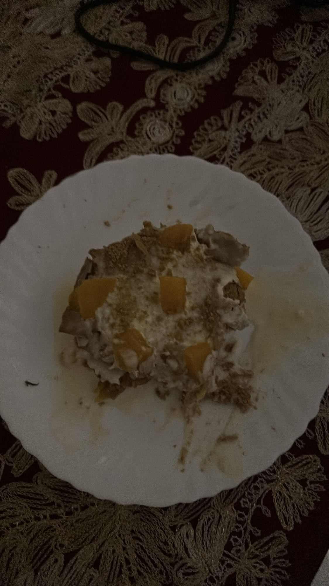 Yogurt Peach Cereal Mix