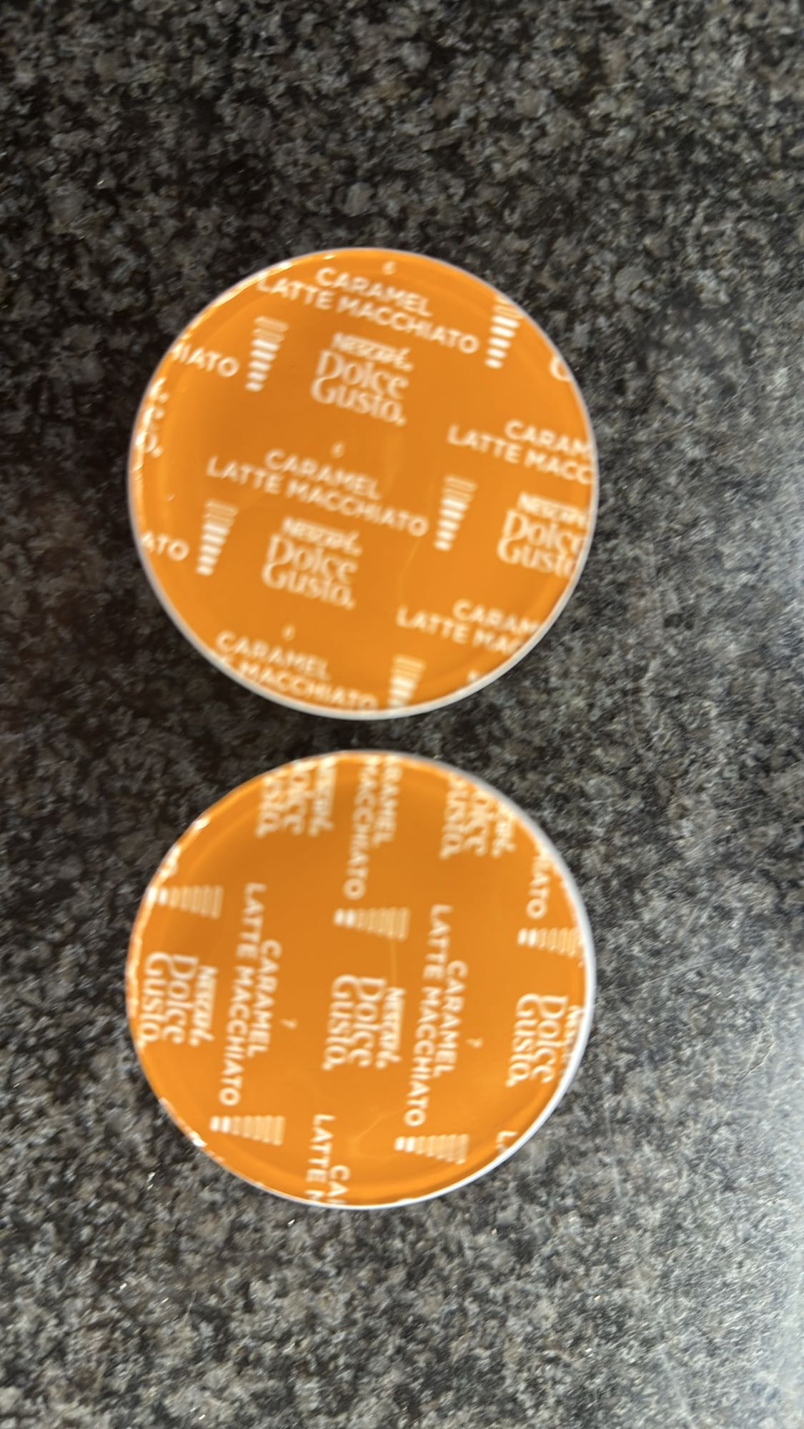 Caramel latte macchiato